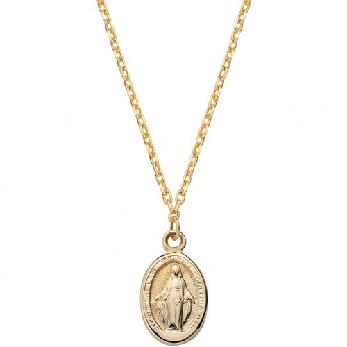 Collana Madonna Sacra Oro AU9CLMIG3